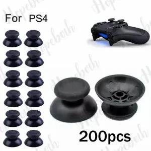 호환 Ps4 컨트롤러 아날로그 조이스틱 커버 3d 로커 버튼 캡 블랙에 대 한 200 개몫