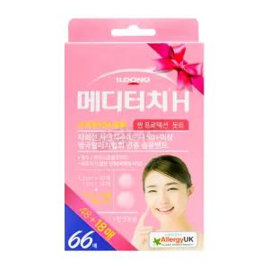 여드름패치 일동 메디터치 H 썬프로텍션 돗트 66매 상처 방수 습윤 드레싱 밴드 반창고