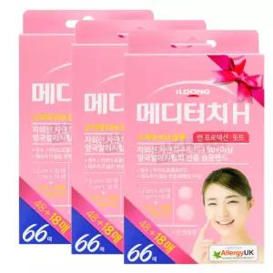 여드름패치 일동 메디터치 H 썬프로텍션 돗트 66매 x3개 상처 방수 습윤 드레싱 밴드 반창고
