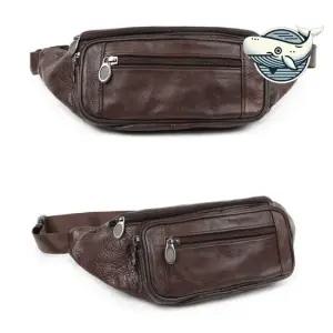 가죽 힙색 실용적 웨이스트백 남녀 공용 남자핸드폰가방 긴양말 남자허리힙색