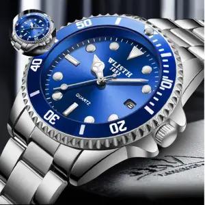 쿨링 메탈 비지니스 남성 정장 아나로그 손목시계