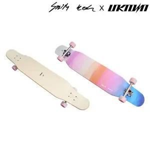 [하프클럽/언노운]언노운 댄싱롱보드 46인치 SMITH KERK 콜라보 티툴구성 스케이트보드 Orange Pink Blue