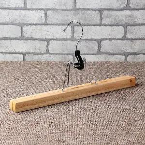 원목 바지걸이 바지 행거 집게형 3p WFLOUAS