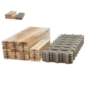 편백나무 조립식 마루 바닥재 73개입 셀프 인테리어