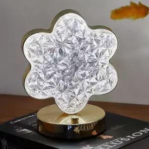 무선 수면등 터치 조명 크리스탈 등 무드등 WFLORUZ