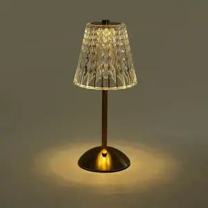 무선 크리스탈 테이블 스탠드 램프 인테리어조명 WFLORVD