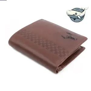 세련된 남성 중지갑 고급 가죽 브라운 선물용 남성지갑 고급중지갑 남성가죽지갑