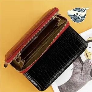 스타일리시 여성 지퍼 장지갑 핸드 스트랩 수납 미니토트백 선물용지갑 아빠선물용지갑