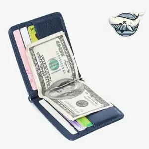 슬림한 가죽 머니클립 지갑 고급스러운 카드홀더 여성머니클립 골프용품쇼핑몰