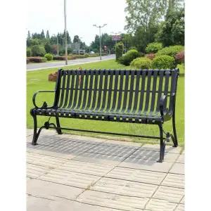 철제 벤치 철재 의자 정류장 빈티지 평벤치 대기 체어