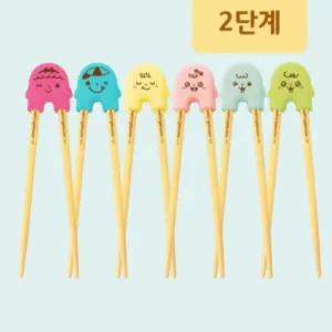 마더스콘 유아 연습용 젓가락 2단계 6종 선물 세트 BNS