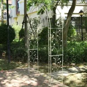 야외 철제 장미 조경 화단 정원아치 프레임 대문 넝쿨