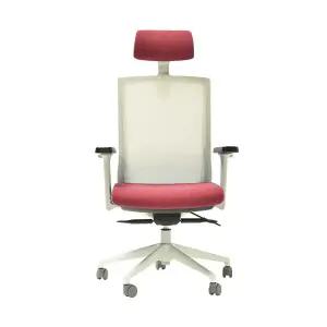 (무료배송) 라보떼 국내생산 나폴리 S2 화이트 팔조절 프리미엄 체어 NA14