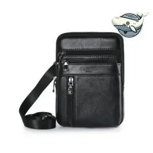 편리한 미니 크로스백 가죽 핸드폰 지갑 여행용 남성미니백 남성크로스백 남자미니백