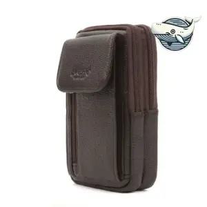 세련된 소가죽 미니 크로스백 남성용 캐주얼 중년남자백팩 남자대학생메신저백