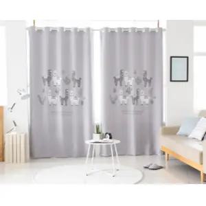 리앤룸 암막 커튼 방 보노 스칸딕디자인 그레이 중형 BNS