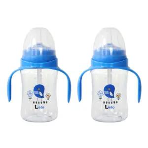 리에또 유아 물병 빨대컵 휴대용 어린이집 준비 260ml BNS