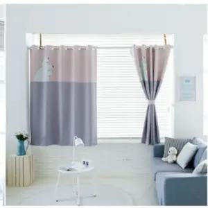 리앤룸 암막 커튼 코코 스칸딕디자인DTP 핑크 창형 BNS