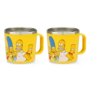 릴팡 손잡이 유아컵 내열 스텐 물 우유컵 260ml X2개 BNS