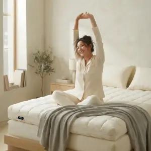 토퍼 매트리스 9cm 15cm 7존 허리지지 고밀도 멀티싱글 슈퍼싱글 퀸 쿨자니