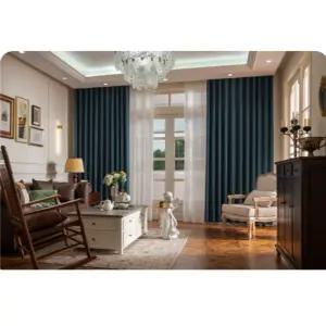 리앤룸 암막 커튼 방 올리버 형상기억 대형 다크블루 BNS