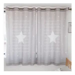 리앤룸 암막 커튼 오피스텔 창문 빅스타 그레이 창형 BNS