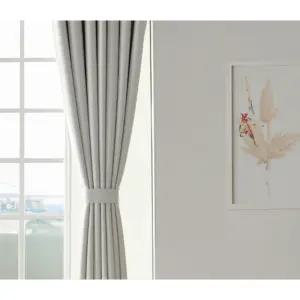 뷰하우스 암막 커튼 침실 데이즈 핀형 대형 화이트 BNS