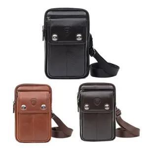 73_70 가죽 미니 크로스백 여행 핸드폰 캐주얼 숄더백 남성크로스백 여성크로스백