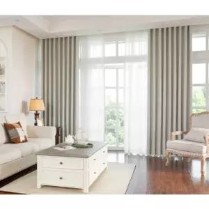 리앤룸 형상기억 암막 커튼 루카스 대형 샌드그레이 BNS