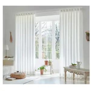 뷰하우스 암막 커튼 원톤 아일렛 중형 스노우화이트 BNS