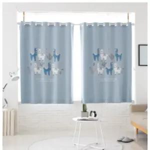 리앤룸 암막 커튼 창문 보노 스칸딕디자인 블루 창형 BNS