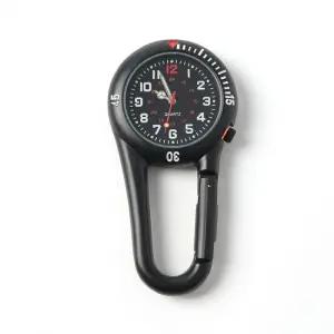 아웃도어 카라비너 야광 스포츠 시계(블랙 )캠핑 축광 낚시