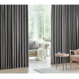 뷰하우스 암막 커튼 호텔식 아도니스 원톤 차콜 중형 BNS