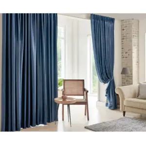 뷰하우스 암막 커튼 침실 아도니스 원톤 대형 네이비 BNS