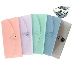 정리정돈 영수증 수납지갑 다용도 정리함 스마일 외화지갑 해외여행지갑 영수증지갑