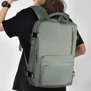 남녀공용 스퀘어 백팩 건습분리 신발보관 노트북수납 남성백팩 남자백팩 학생백팩