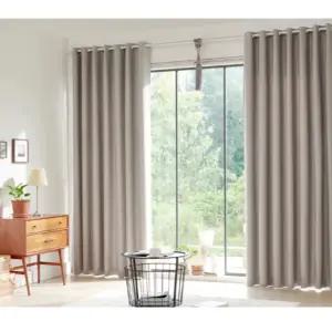 뷰하우스 침실 암막 커튼 아일렛 비츠 특대형 그레이 BNS