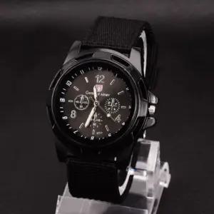 야광 아날로그 손목 시계 토익 저소음 나토밴드 군대 YdN8+2civ