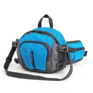등산용 힙쌕 4way 힙색 숄더 가방 블루남성 여자 미니 벨트파우치 마라톤 물통 핸드폰허리 스포츠 조깅 허