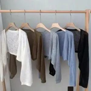 여름볼레로가디건 볼레로 여름 아우터 간단한 심플 가디건 긴팔 반팔 니트