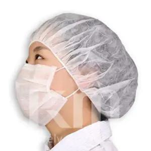 ( )부직포 일회용헤어캡 일회용 일회용모자 일회용위생모 헤드캡 케이엠 모자 100매 주방모자 위생모자 위