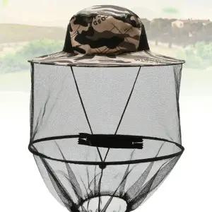 벌망 모자 벌모자 양봉 낚시 햇빛 가리개 접이식 벌망모자 방충망 모기장 기모자