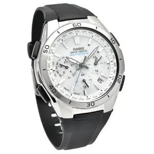 카시오 웨이브 셉터 전파 솔라 시계 화이트 WVQ-M410-7AJF