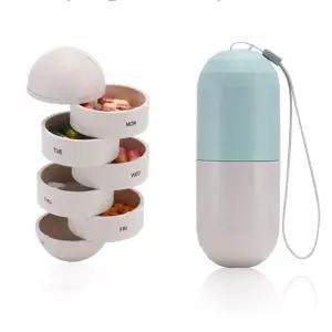 요일 약통 케이스 KN132알악통 휴대용알 여행 방수 별통 휴대용