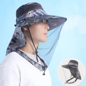 벌모자 방충망모자 양봉 벌초 해충방지 낚시 햇빛모자