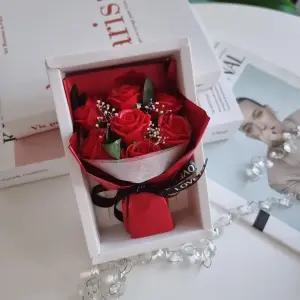 로라제이 봉안당 납골당 꽃 꾸미기 미니 비누다발꽃다발 부착 조화 다발 추모관 소품 프리저브드