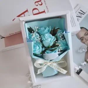 로라제이 미니 비누꽃다발 봉안당 납골당 꾸미기 부착 조화 추모관 소품 프리저브드