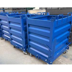 운반 산업용 폐기물 운송 철제 전용 지게차 물류 적재 파렛트 박스 보관 철강 대형 빠레트