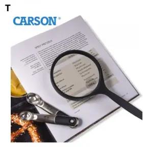 CS69 카슨 휴대용 돋보기 2배 초점3.DS-44GL실버용품 다용도 책읽기 확대 손잡이 독서용 다목적 용돋보기