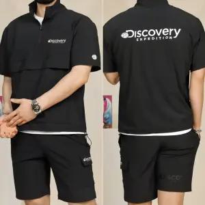 디스커버리 IW 머슬 아노락 아이스 반팔 트레이닝복 세트 - 봄 여름 신상(남여공용)